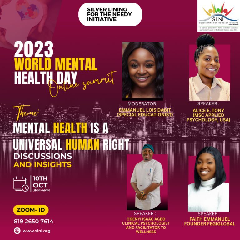 MENTAL HEALTH WEBINAR